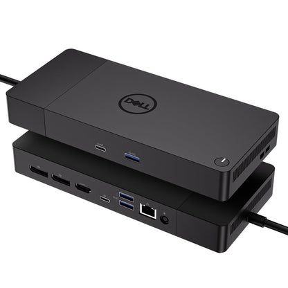 Dell WD19S 180W Docking Station, USB-C, 3 External Display, HDMI, Dual DP, Power Charge up to 130W + ITSPWR Bundle with HDMI 4K Cable + DP Cable+ Cleaning Cloth