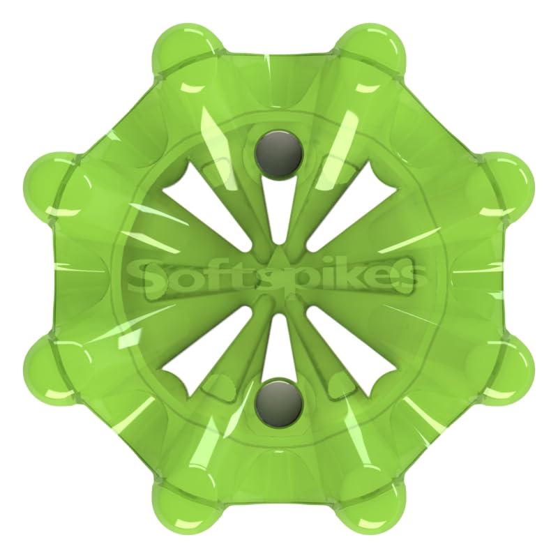 SOFTSPIKES Golf Spikes Fast Twist 3.0 Pulsar Cleats, Green, Clamshell US
