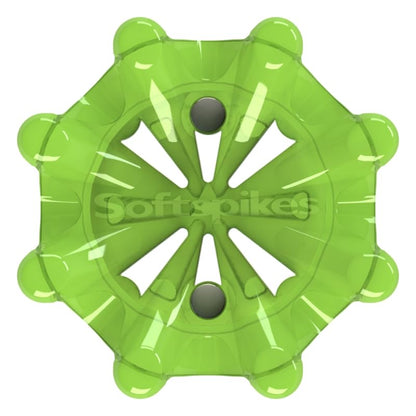 SOFTSPIKES Golf Spikes Fast Twist 3.0 Pulsar Cleats, Green, Clamshell US