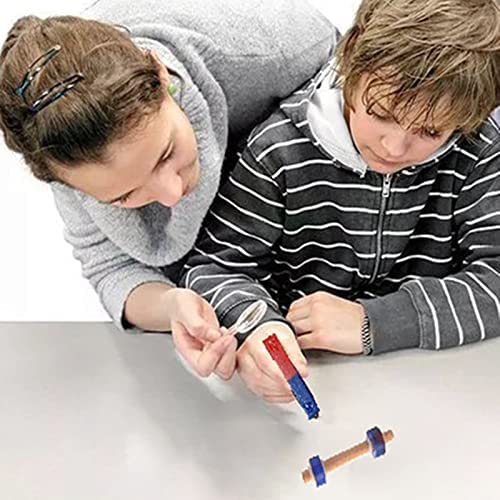 Physics Science Magnets Kit for Education Science Experiment Tools Icluding Bar/Ring/Horseshoe/Compass Magnets