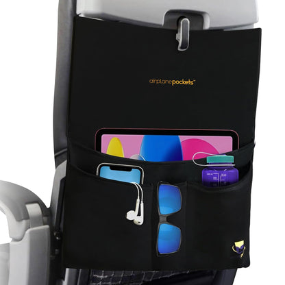 Airplane Pockets - Airplane Accessories - Plane Travel Essentials - Travel Organizer - Seat Storage Organizer - Air Travel Essentials - Seat Back Organizer - International Travel Must Haves