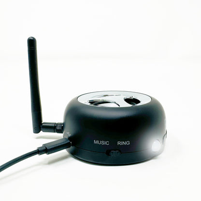 RENNY - Loud Cell Phone Ringer, Amplifier & Flasher for Hearing Impaired & Noisy Environments (117dB) | Wireless Bluetooth Auto-Connect | 5 Selectable Ringtones | No Missed Calls