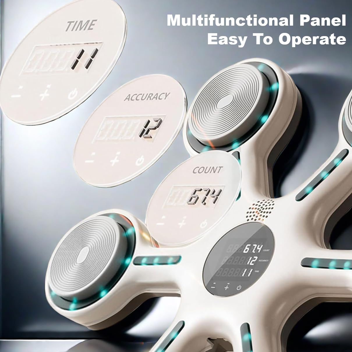 Music Boxing Machine, Smart Music Boxing Machine with Bluetooth, Home Wall-Mounted Training Gear, Boxing Training Punching Equipment with Gloves, Fitness and Reflex Improvement1
