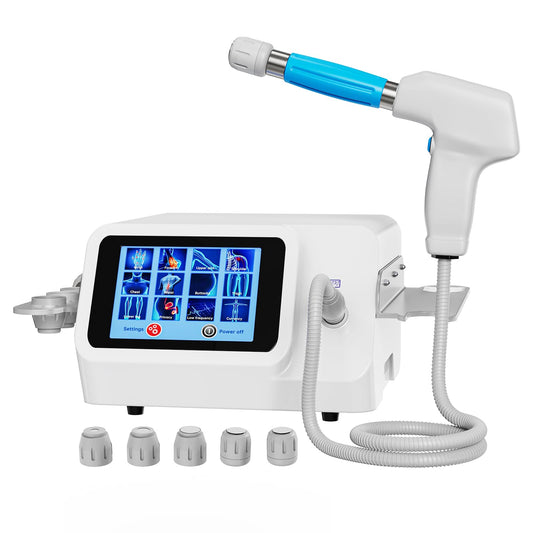 PUYGEH Shock Wave Therapy Machine for Joint Muscle Pain Relief Muscle and Bone Tissue 10 bar Pneumatic Therapy Machine Non-Invasive No Side Effects
