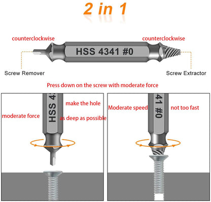 Gifts for Men,Damaged Screw Extractor Set-Father's Day Gifts from Wife Daughter Son,Mens Gifts,Husband,Stripped Screws Nuts & Bolts Drill Bit Tools for Easy Removal of Rusty Broken Hardware Gifts