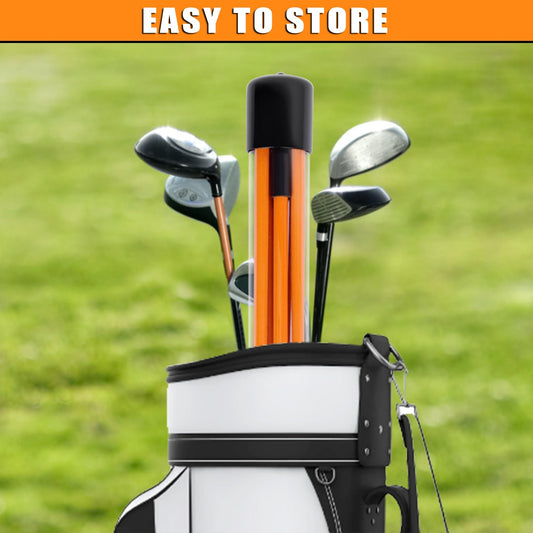 BIRDIEBLAST Professional Collapsible Golf Alignment Sticks, 48" Alignment Golf Stick Ideal for Aiming, Putting and Swing Practice (2)