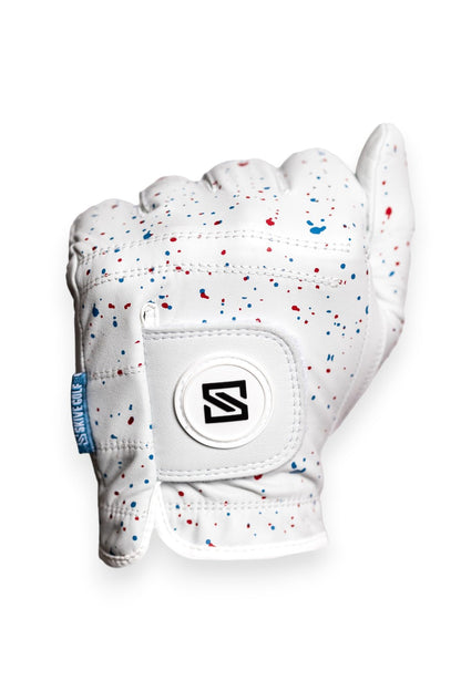 SKIVE Golf Premium Golf Glove | 100% AAA Cabretta Leather | Cool Golf Gloves | Serious Feel & Performance | Mens Golf Gloves Left Hand