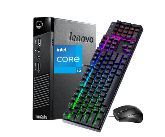 Lenovo Thinkcentre M93/M93p Tiny Desktop Computer, Intel Core i5-4570T 2.9GHz, 16GB DDR3 RAM, 256GB Solid State Drive, WiFi, BT, DisplayPort, Windows 10 Pro (Renewed)