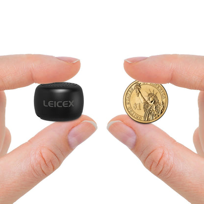 LEICEX Mini Bluetooth Speaker, Small Tiny Portable Bluetooth 5.0 Speakers Perfect for Outdoor Indoor(Black)