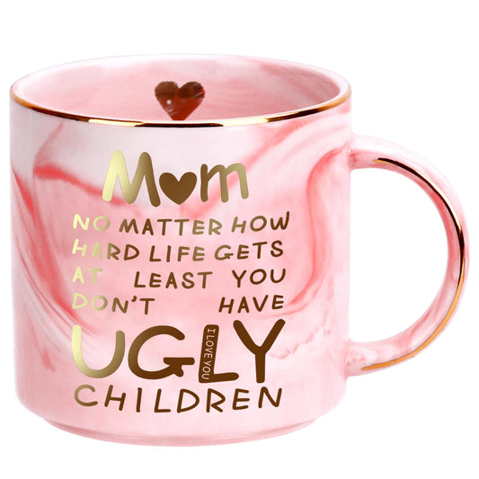 Mothers Day Gifts for Mom from Daughter Son Kids,12oz Novelty Coffee Mug for Women,Funny Birthday Gifts for Mom Wife from Husband,Unique Retirement Anniversary Mothers Day Presents for Mama Stepmother