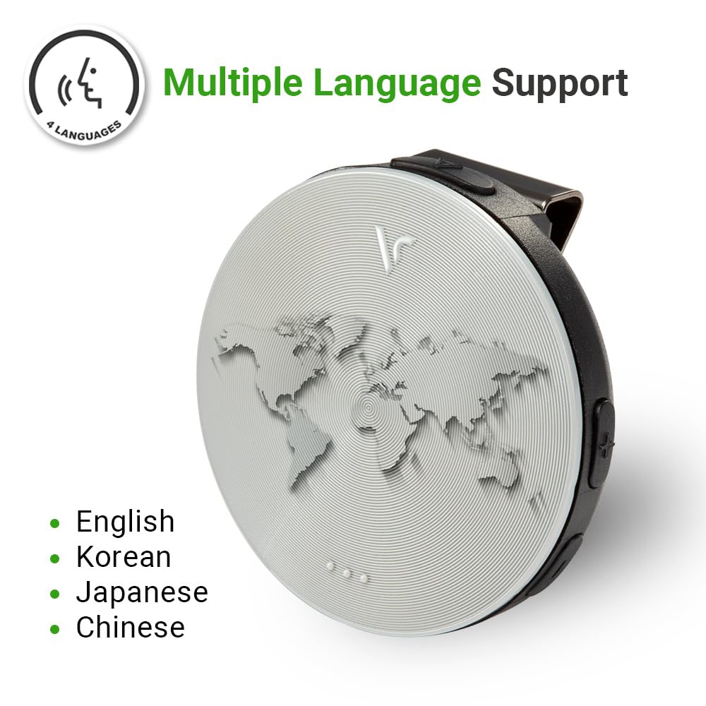 Voice Caddie VC4 Golf GPS Rangefinder | Voice Output of Distance Multiple Languages | Auto-Slope | Front, Middle, Back Active Green Info | Over 40,000 Courses Worldwide | 8 Hours Battery Life
