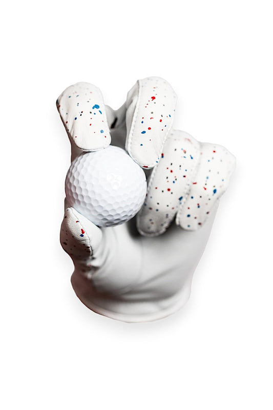 SKIVE Golf Premium Golf Glove | 100% AAA Cabretta Leather | Cool Golf Gloves | Serious Feel & Performance | Mens Golf Gloves Left Hand