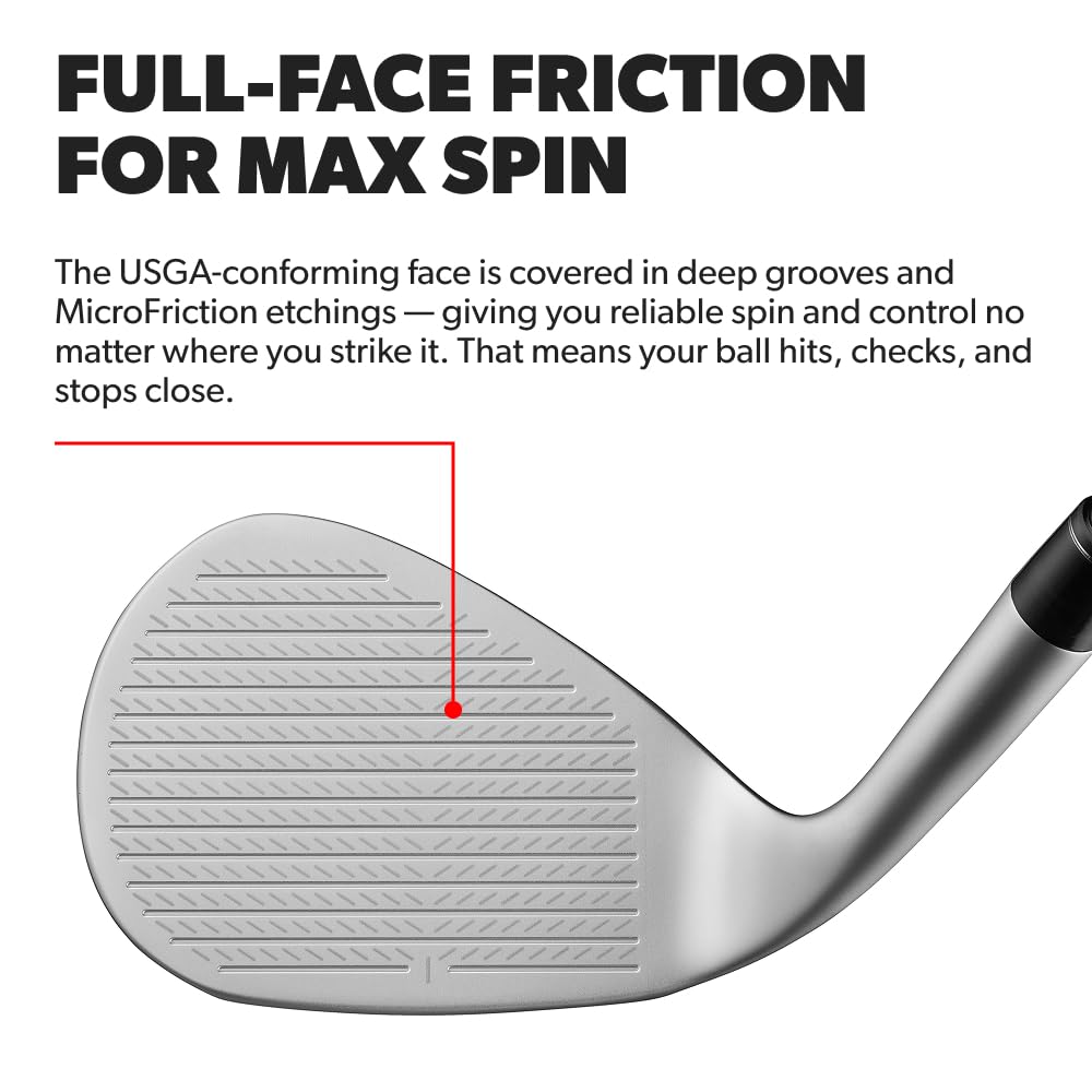 Performance Golf ONE Wedge | Accelerates The Club Through Any Lie | Solid Shots | No Chunking | Gets You On The Green in One Shot (56 Degrees, Right)