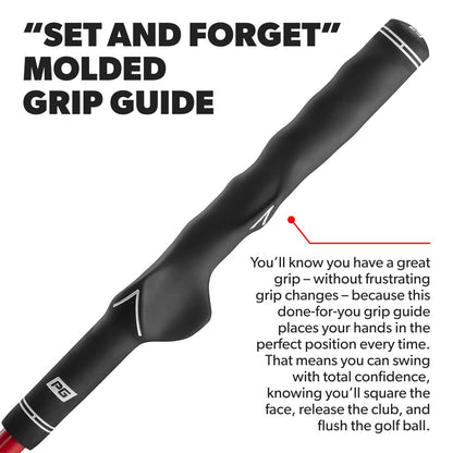 Performance Golf Click Stick - Swing Trainer for Automatic Release I Auditory Feedback I Core Golf Swing Mechanics Improvement (Standard Flex, Right)