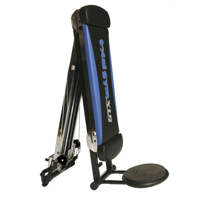 Total Gym Home Gym Workout Machine Equipment Set w/ Squat Stand, Leg Pull, & 2 Ankle Cuffs