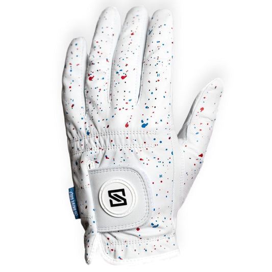 SKIVE Golf Premium Golf Glove | 100% AAA Cabretta Leather | Cool Golf Gloves | Serious Feel & Performance | Mens Golf Gloves Left Hand