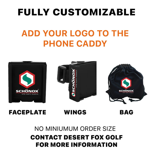 DESERT FOX GOLF - Phone Caddy - Black
