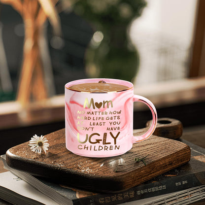 Mothers Day Gifts for Mom from Daughter Son Kids,12oz Novelty Coffee Mug for Women,Funny Birthday Gifts for Mom Wife from Husband,Unique Retirement Anniversary Mothers Day Presents for Mama Stepmother