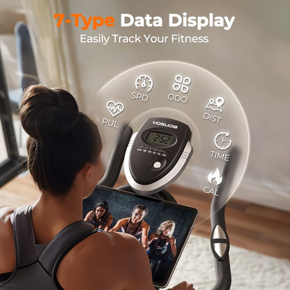 YOSUDA Indoor Cycling Bike - 2023 Version - Stationary Bike with Tablet Mount & Comfortable Seat Cushion