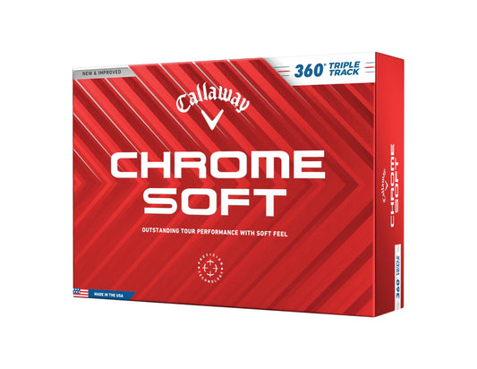 Callaway Golf Chrome Soft Golf Balls (360 Triple Track (White)