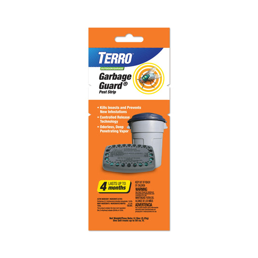 Terro T800 Garbage Guard Trash Can Insect Killer - Kills Flies, Roach, Maggots, Beetles, and Insects in Outdoor Garbage Can