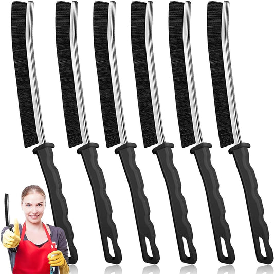 Crevice Cleaning Brush, New Multifunctional Gap Cleaning Brush Tool, Bathroom Gap Brush, Grout Cleaner Brush Hard Bristle Crevice Cleaning Brush,6Pcs