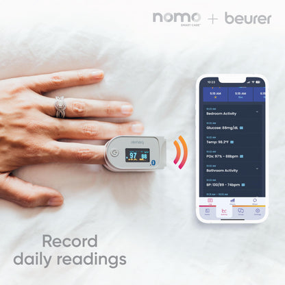 Nomo Smart Care Remote Home Medical Alert System, Custom Alerts w/App Activity Log, Fall Detection for Seniors w/Call Button, 24/7 Fast Emergency Contact, WiFi Connected, Elderly Health Device