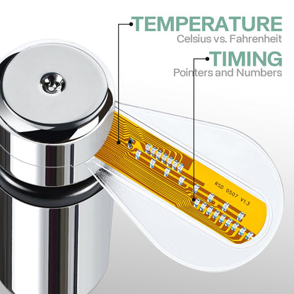 BREIS New USB Clock Fan with Real Time Clock and Temperature Display Function,Silver,1 Year Warranty