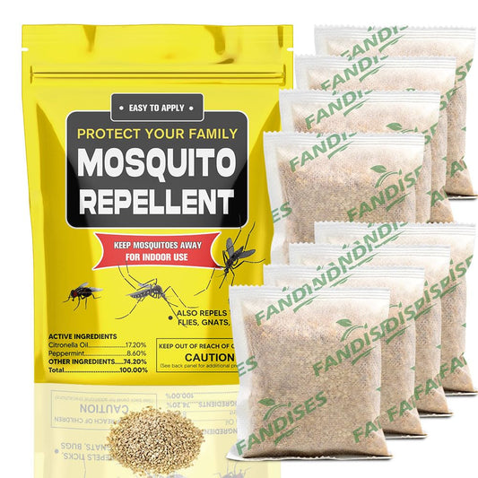 XLCKODY Mosquito Repellent Pouches, Mosquito Repellent for Patio, Mosquito Repellent Outdoor Patio, Mosquito Deterrent Indoor,Mosquito Control, Keep Mosquitoes Away from Home,Patio,Camping,Car&More-8P