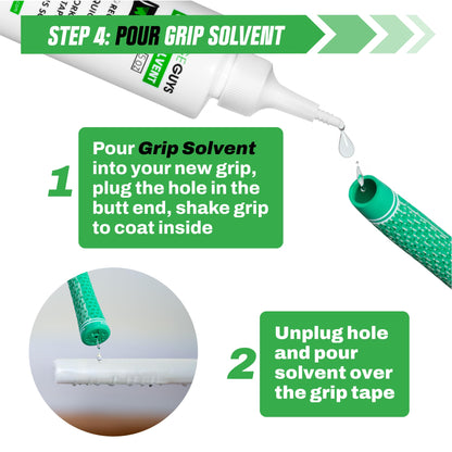 Wedge Guys Golf Grip Kits for Regripping Golf Clubs - Professional Quality - Options Include Hook Blade, 15 or 30 Tape Strips, 5 or 8 oz Solvent, Grip Tape Remover, Bench Vise & Rubber Clamp