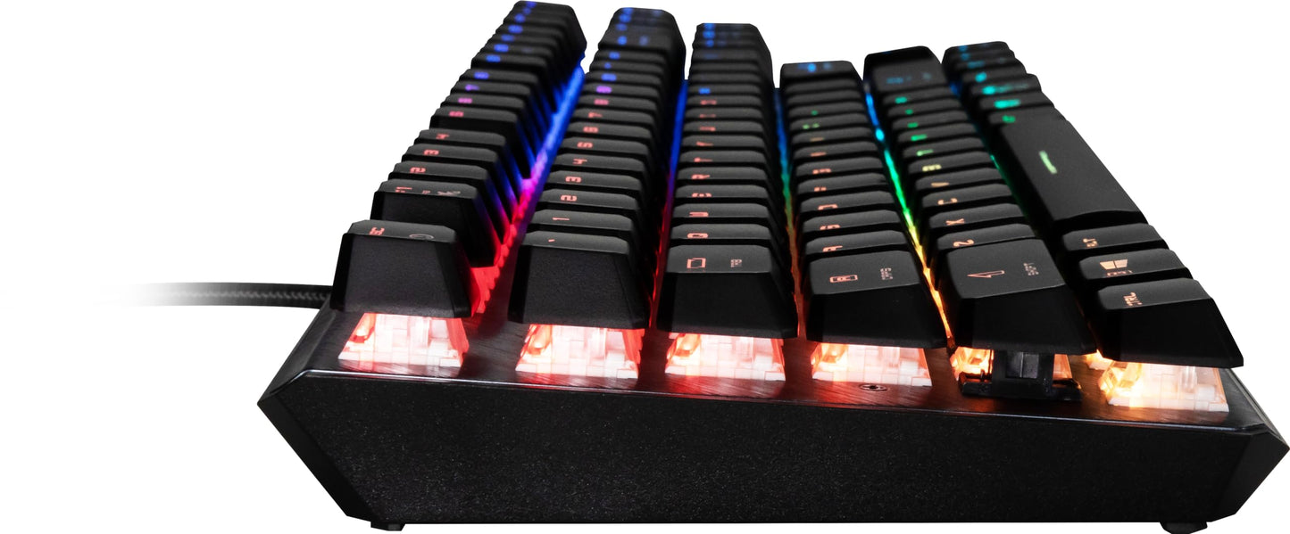 MSI Vigor GK50 Elite TKL LL US Mechanical RGB Gaming Keyboard with Kahil Blue Switches