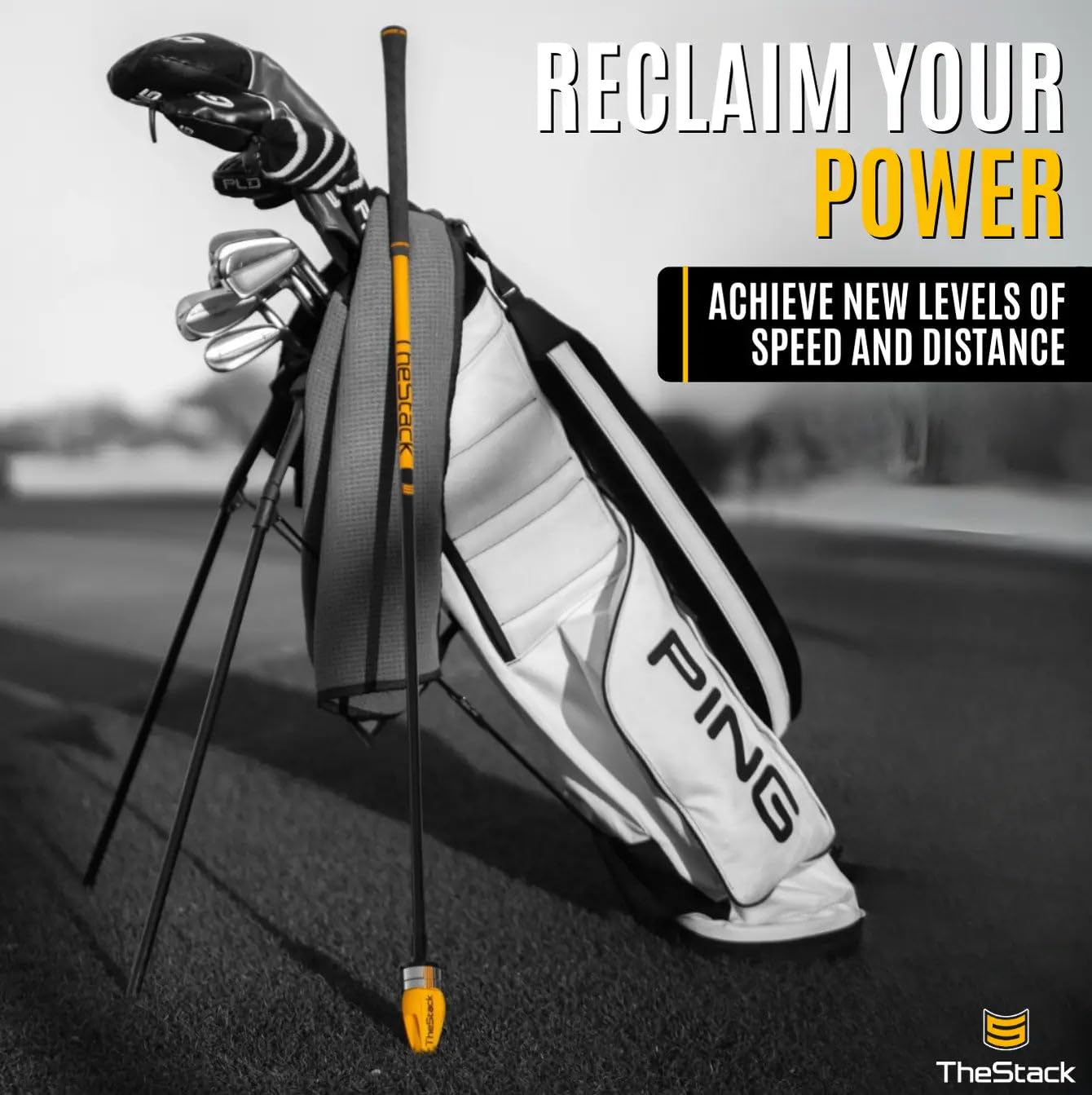 TheStack™ | Golf Swing Speed Trainer | Weighted Golf Training Aid | Golf Swing Trainer Golf Swing Training Aid | Golf Trainer Practice for Men and Women