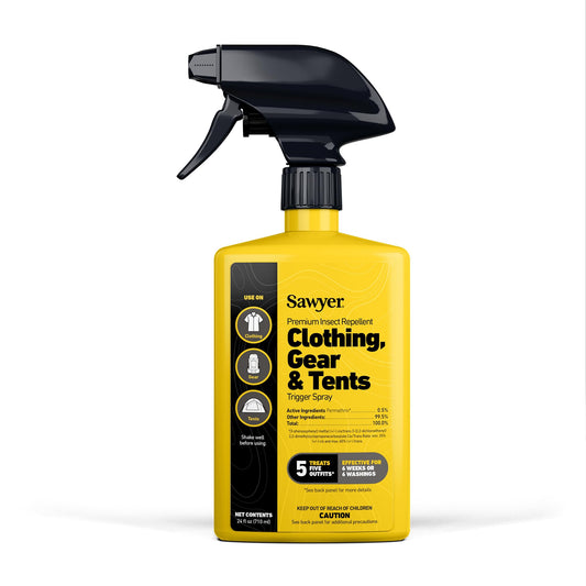 Sawyer Products SP657 Premium Permethrin Insect Repellent for Clothing, Gear & Tents, Trigger Spray, 24-Ounce