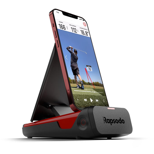 Rapsodo - Mobile Launch Monitor for Golf, Indoor & Outdoor Simulator, Golf Swing Analyzer & Tracker, Measures Ball Speed, Club Speed & Launch Angle, GPS Satellite View, iPhone & iPad Only