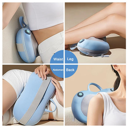 Mothers Day Gifts for Mom Wife,Neck Massager for Pain Relief,Birthday Gifts for Women Men Mom Dad,Shiatsu Back and Neck Massager with Heat,Deep Tissue Kneading 3D Electric Pillow(Blue)