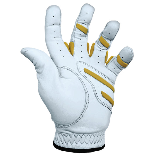 MONKEY GRIP Golf Glove Bearing Capacity Non silp No Slice pad Premium Lether Power Pad Left Hand (Man-Medium)