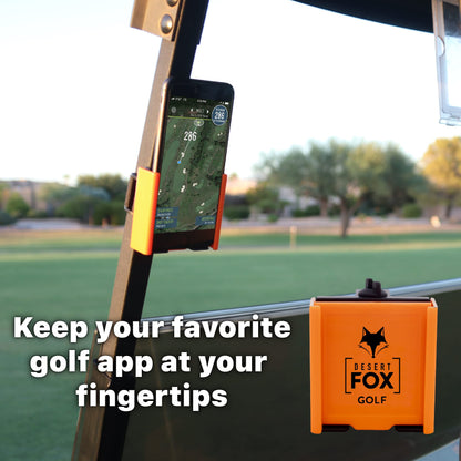 DESERT FOX GOLF - Phone Caddy - Black