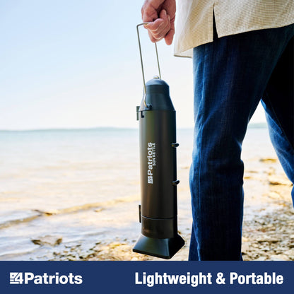 4Patriots Sun Kettle: Portable Solar Water Heater For Hunting & Emergencies - 16.9 oz Capacity