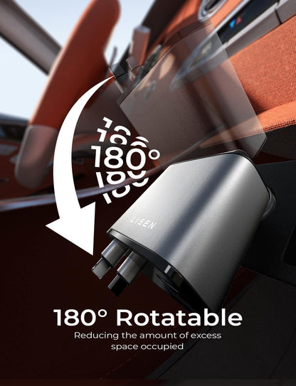 LISEN Retractable Car Charger [69W USB C Car Accessories Adapter ]for iPhone 16 USB C Charger Fast Charging, Gifts Mothers Day Travel Essentials for Women Men, Road Trip Essentials for iPhone 16 15 14