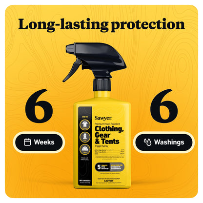 Sawyer Products SP657 Premium Permethrin Insect Repellent for Clothing, Gear & Tents, Trigger Spray, 24-Ounce