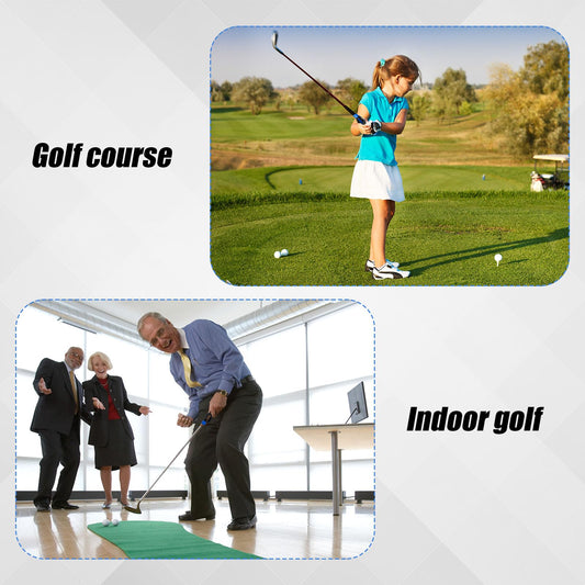 PEUTIER Golf Grip Trainer, Golf Training Aid Right Hand Lightweight Golf Swing Trainer Anti-Slip Golf Wrist Trainer Golf Swing Aid for Correct Hand Position & Grasp, Medium, blue