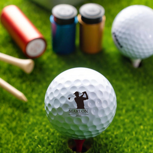 Terwex Custom Golf Ball Stamp, Personalized Golf Ball Stamp Markers with Ink, Create Your Unique Mark on Golf Balls, Waterproof Golf Ball Stamper Marking, Golf Gift Golf Accessories for Men Father