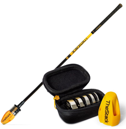 TheStack™ | Golf Swing Speed Trainer | Weighted Golf Training Aid | Golf Swing Trainer Golf Swing Training Aid | Golf Trainer Practice for Men and Women