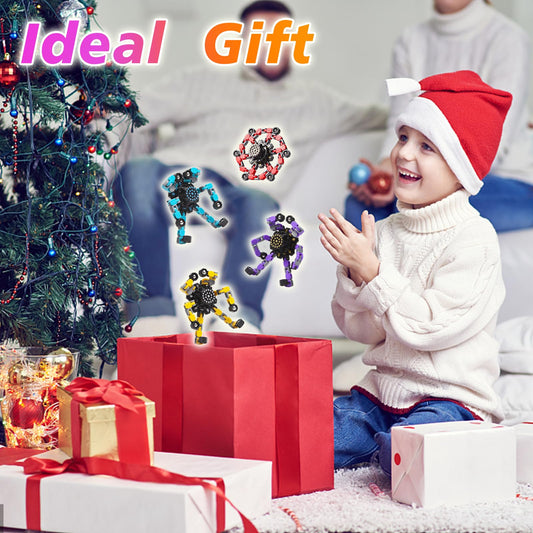 Gokeey Easter Basket Stuffers Transformable Fidget Spinners 4 Pcs for Kids and Adults Stress Relief Sensory Toys for Boys and Girls Fingertip Gyros for Party Favors Stocking Stuffers Bulk for Kids