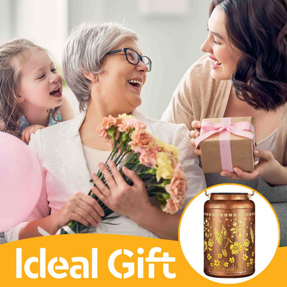 Mothers Day Gifts Solar Lanterns Outdoor Waterproof Hummingbird Garden Decor Gifts for Women Mom Grandma Hanging Solar Lights Metal Solar Decoration Outside for Yard, Backyard, Patio Deals