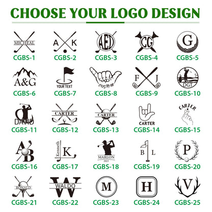 Terwex Custom Golf Ball Stamp, Personalized Golf Ball Stamp Markers with Ink, Create Your Unique Mark on Golf Balls, Waterproof Golf Ball Stamper Marking, Golf Gift Golf Accessories for Men Father
