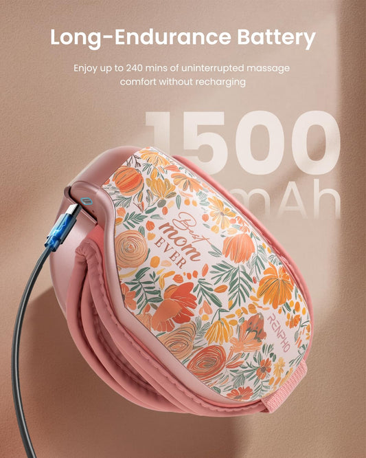 RENPHO Mothers Day Gifts for Mom, Eye Massager with Heat Birthday Gifts for Dad Women Men Her Him Eye Mask for Migraines, Eye Care, Migraine Relief