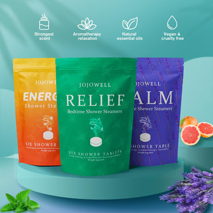 Shower Steamers Aromatherapy - 18 Pack Gifts for Women, Organic Essential Oils, Self Care, Birthday, Mothers Day Gifts for Women, Men, Mom, Dad