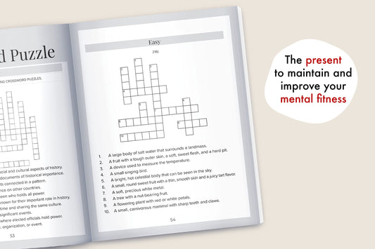 Memory Games for Seniors: A Large Print XXL Puzzle Activity Book with 501 Exciting and Funny Brain Exercises to Increase Cognitive Abilities [The Smart Senior Adult's Gift]