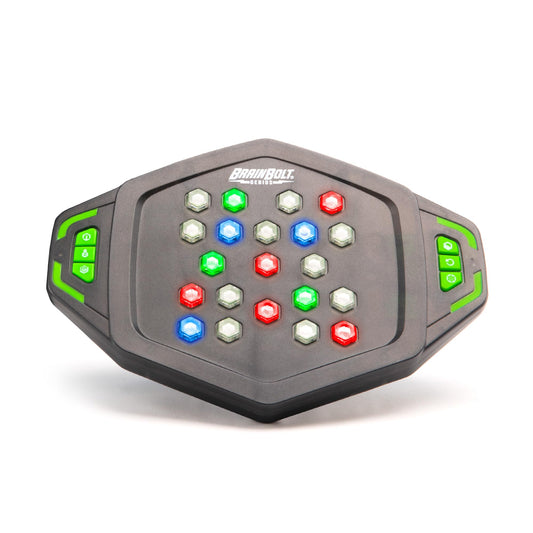 Educational Insights BrainBolt Genius Handheld Electronic Memory Game with Lights & Sounds, Brain Teaser Puzzle Game, Ages 7+